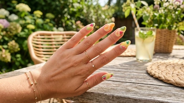 Medium Almond Summer Nails